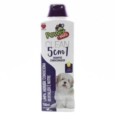 Shampoo 5 em 1 Power Pets para Cães 700ml