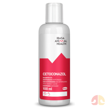 Shampoo Antifungico Ibasa Cetoconazol 2% para Cachorros e Gatos com 100ml - Imagem principal