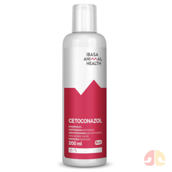 Shampoo Antifungico Ibasa Cetoconazol 2% para Cachorros e Gatos com 200ml - Imagem principal