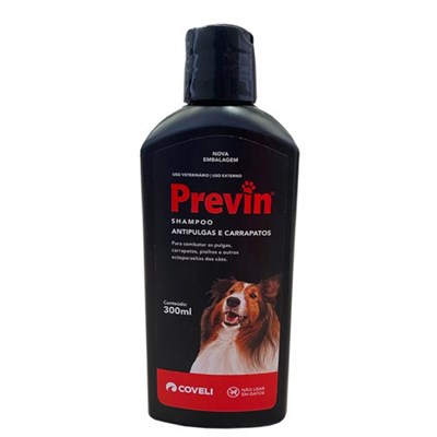 Shampoo Antipulgas e Carrapatos Previn para Cachorros 300ml
