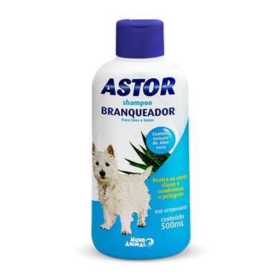 Shampoo Astor Branqueador para Cães 500ml