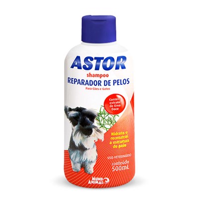 Shampoo Astor Reparador de Pelos para Cães 500ml