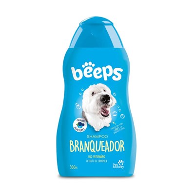 Shampoo Branqueador Beeps Pet Society 500 ml