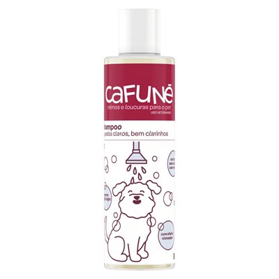 Produto Shampoo Cafuné Para Cães E Gatos de Pelos Claros 300ml