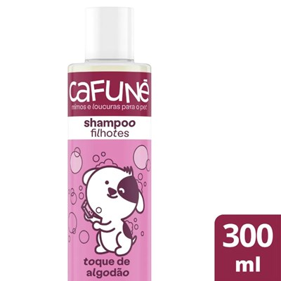Shampoo Cafuné para Filhotes de Cães e Gatos com Aloe Vera e Aveia 300mL