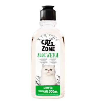 Shampoo Cat Zone Aloe Vera Para Gatos 300ml - Imagem principal