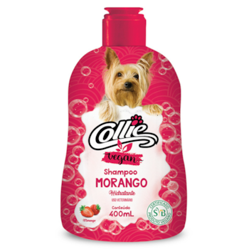Shampoo Collie Vegan Morango 400ml para Cães - Imagem principal