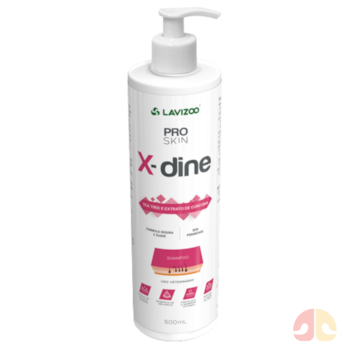 Shampoo Dermatológico X-Dine Lavizoo 500ml para Cães e Gatos - Imagem principal