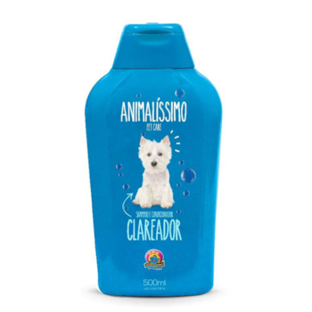 Shampoo e Condicionador Clareador Animalíssimo Para Cães 500ml - Imagem principal