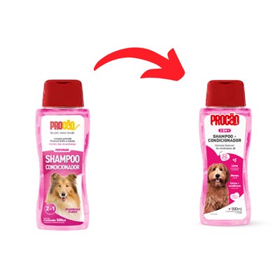 Shampoo e Condicionador Procão Vegano para Cães 500ml