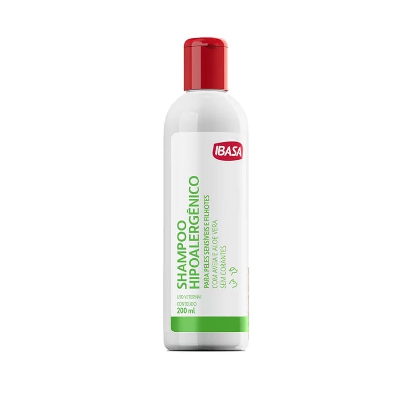 Shampoo Ibasa Hipoalergênico para Cães e Gatos 200ml POLI PET