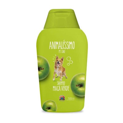 Shampoo Maçã Verde Animalissímo para cachorros 500ml