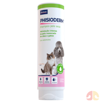 Shampoo Phisioderm Pele Seca para Cães e Gatos 500 ml - Imagem principal