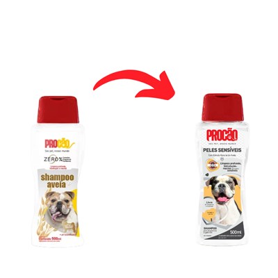 Shampoo Procão Aveia para cachorros 500ml