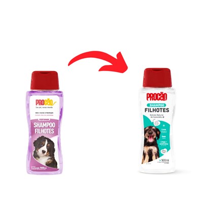 Shampoo Procão Vegano para cachorros filhotes 500ml