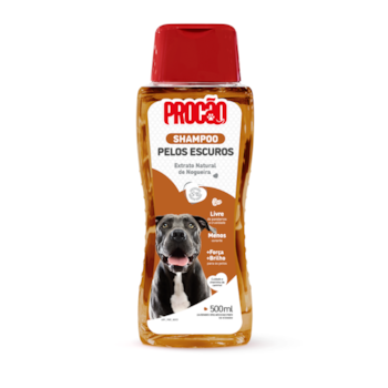 Shampoo Procão Vegano para Cães Pelos Escuros 500ml - Imagem principal
