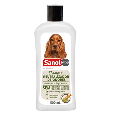 Shampoo Sanol Dog Neutralizador de Odores 500ml para Cães Adultos