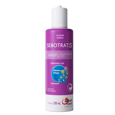 Shampoo Sebotrat S Controle e Tratamento da Pele para Cães e Gatos 200ml