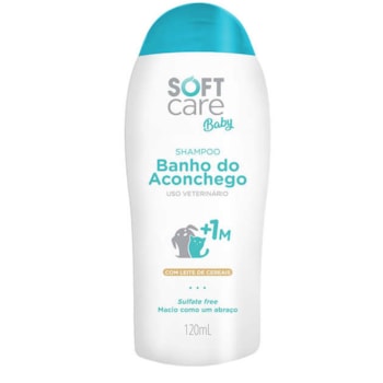 Shampoo Soft Care Baby banho do aconchego para cachorros e gatos filhotes 120,0ml - Imagem principal