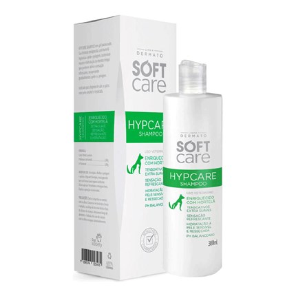 Shampoo Soft Care Hypcare para Cães e Gatos 300ml
