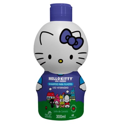 Shampoo Suave Hello Kitty para Cães e Gatos Filhotes 300ml