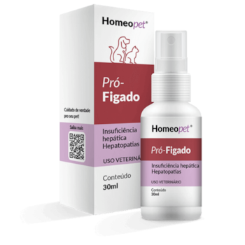 Sistema Terapeutico Homeopet Pró-Fígado para Cães e Gatos 30ml - Imagem principal