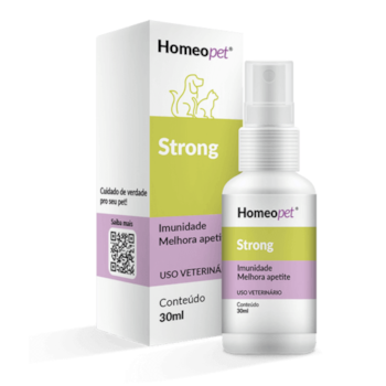 Sistema Terapeutico HomeoPet Strong para Cachorro e Gatos 30ml - Imagem principal