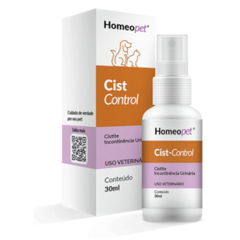 Sistema Terapêutico Homeopet Trato Urinário Cist Control Para Cães e Gatos  30ml - Imagem principal