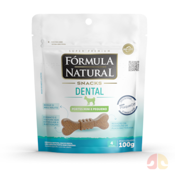 Snack Dental Fórmula Natural para Cães Adultos Porte Mini e Pequeno 100g - Imagem principal