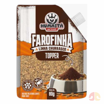 Snack Natural Humaitá Pet Treats Farofinha Topper Bovina 80g para Cães - Imagem principal