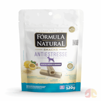 Snacks Fórmula Natural Antiestresse para Cães Adultos Portes Médio e Grande 120g - Imagem principal