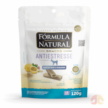 Snacks Fórmula Natural Antiestresse para Cães Adultos Portes Mini e Pequeno 120g - Imagem principal