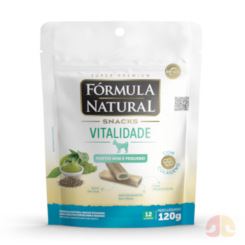 Snacks Fórmula Natural Vitalidade para Cães Adultos Porte Mini e Pequeno 120g - Imagem principal