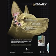 Solução Otológica Suspensão Posatex MSD 15gr para Cachorros com 17,5ml