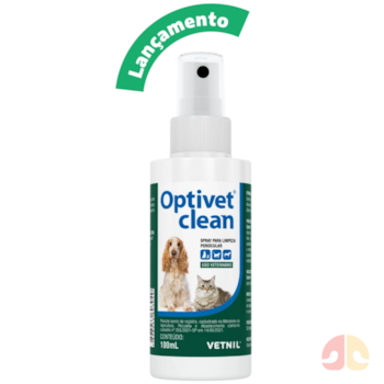 Spray Optivet Clean Vetnil 100 ml para Cães e Gatos - Imagem principal