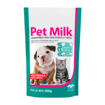 Substituto do Leite Pet Milk para Filhotes de Cachorros e Gatos 300g - Imagem principal