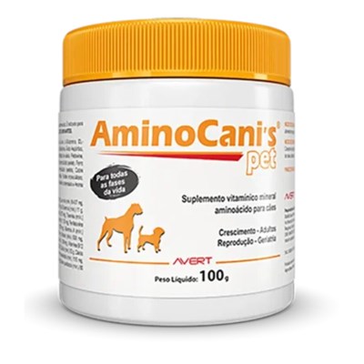 Suplemento Alimentar Amino Canis Pet Avert 100gr para Cães