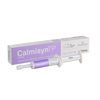 Suplemento Alimentar Anti Stress Calmisyn TP König 15gr para Cachorros e Gatos com 1Un - Imagem principal