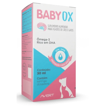 Suplemento Alimentar Baby OX para Filhotes de Cães e Gatos 30 ml - Imagem principal
