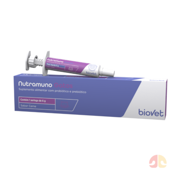 Suplemento Alimentar Biovet Nutramuno Gatos 6g - Imagem principal