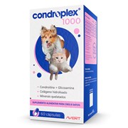 Suplemento Alimentar Condroplex 1000 60 Cápsulas para Cães e Gatos