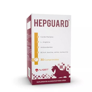 Suplemento Alimentar Hepguard para Cães Com 30 Comprimidos - Imagem principal