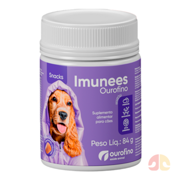 Suplemento Alimentar Imunees Snacks Ourofino para Cães com 30 Tabletes - Imagem principal