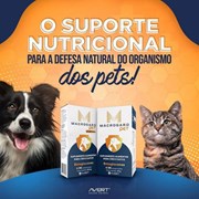 Suplemento Alimentar Macrogard Pet 30 Comprimidos para Cães e Gatos
