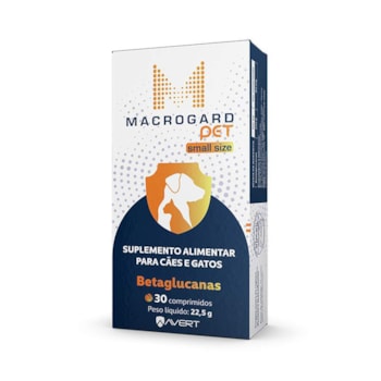 Suplemento Alimentar Macrogard Pet Small Size 30 Comprimidos para Cães e Gatos - Imagem principal