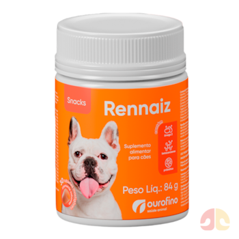 Suplemento Alimentar Rennaiz Snacks Ourofino para Cães com 30 Tabletes - Imagem principal