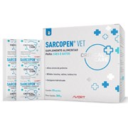 Suplemento Alimentar Sarcopen VET 1 Caixa com 30 Sachês para Cães e Gatos