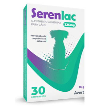 Suplemento Alimentar Serenlac 225mg para Cães e Gatos 30 Comprimidos - Imagem principal