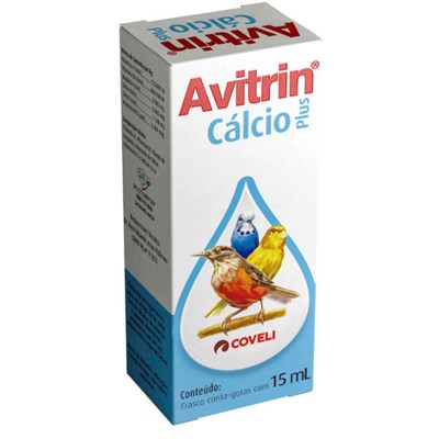 Suplemento Avitrin Cálcio Plus para Aves 15ml