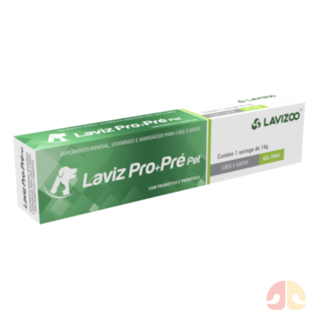 Suplemento Mineral Laviz Pro + Pre Pet 14g para Cães e Gatos - Imagem principal